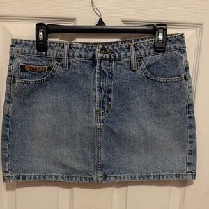 LEI Classic Blue Denim Mini Skirt